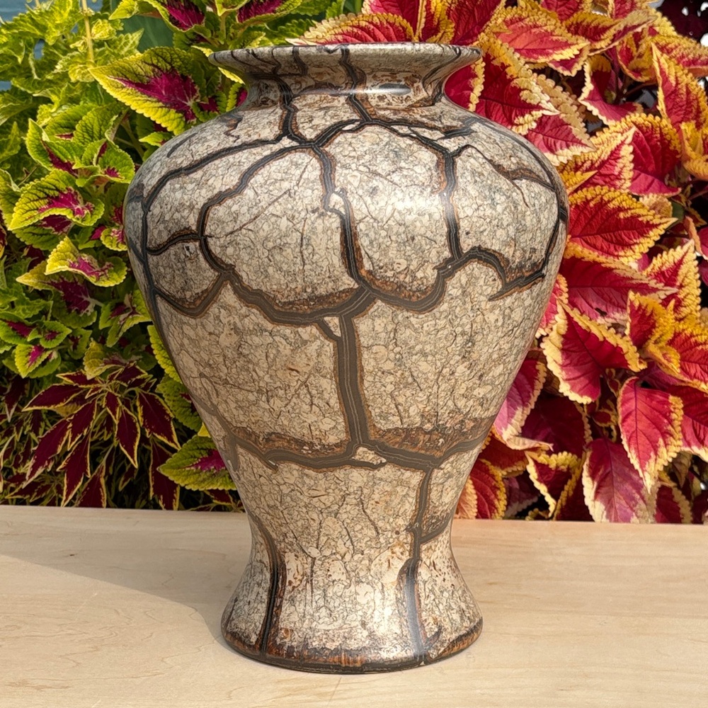 Vintage Royal Haeger Pottery Safari Glaze Vase